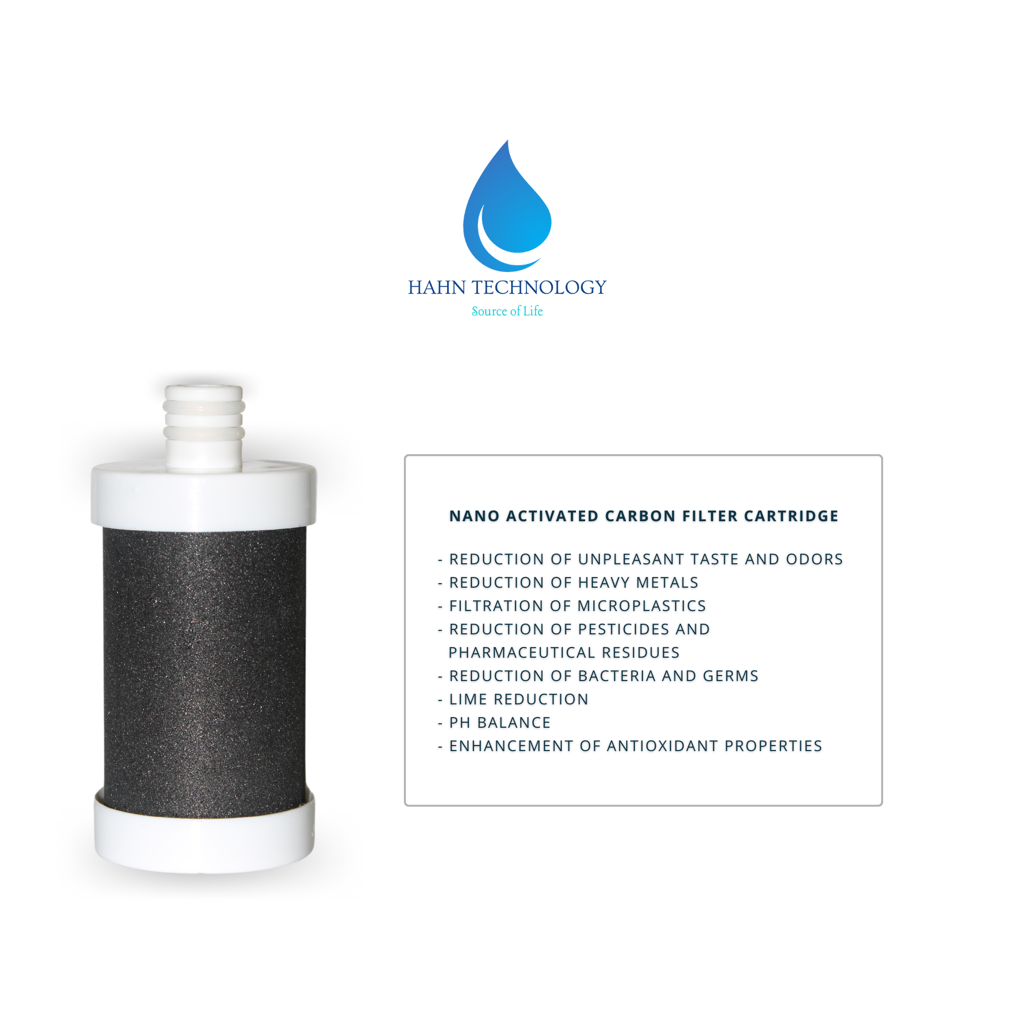 Hahn Technology® Stainless Steel Tap Water Filtration System