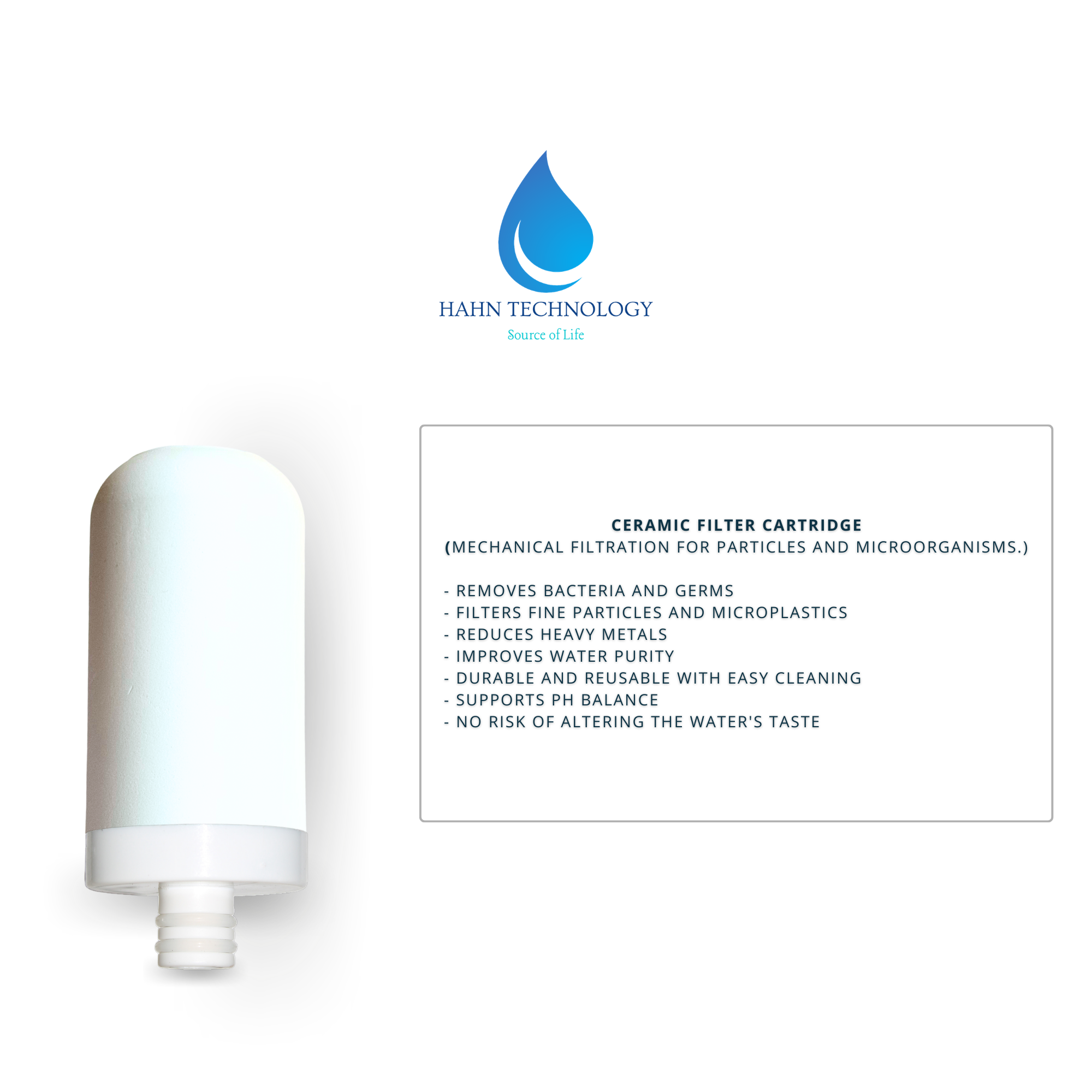 Hahn Technology® Ceramic Filter Cartridge